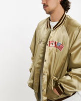 Vintage 90s Satin Bomber Jacket <br>L , The Real Deal , newtown, sydney, australia, thrift store, opshop, preloved, secondhand, sustainable, retro, antique, 70s, 80s, 90s, 2000s, 00s, fashion, clothing, streetwear, trendy, garment, style, boutique, store, shop, archive, sale, cheap, best, top