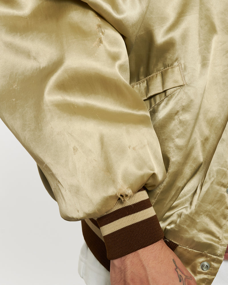 Vintage 90s Satin Bomber Jacket <br>L , The Real Deal , newtown, sydney, australia, thrift store, opshop, preloved, secondhand, sustainable, retro, antique, 70s, 80s, 90s, 2000s, 00s, fashion, clothing, streetwear, trendy, garment, style, boutique, store, shop, archive, sale, cheap, best, top