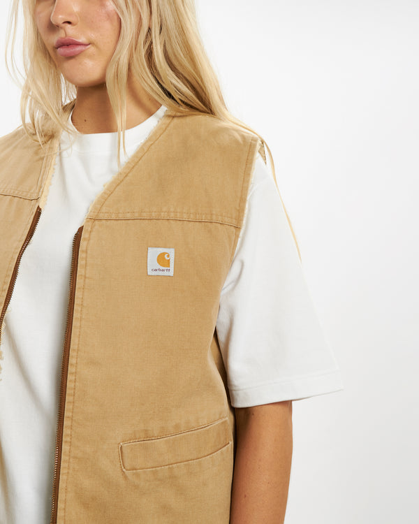 80s Carhartt Sherpa Lined Vest <br>M