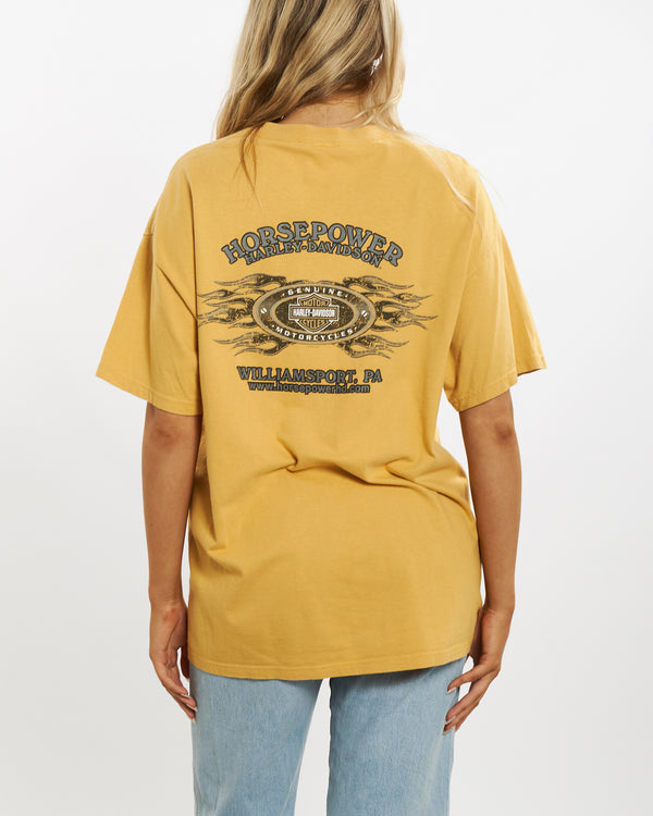 Vintage Harley Davidson Tee <br>M , The Real Deal , newtown, sydney, australia, thrift store, opshop, preloved, secondhand, sustainable, retro, antique, 70s, 80s, 90s, 2000s, 00s, fashion, clothing, streetwear, trendy, garment, style, boutique, store, shop, archive, sale, cheap, best, top