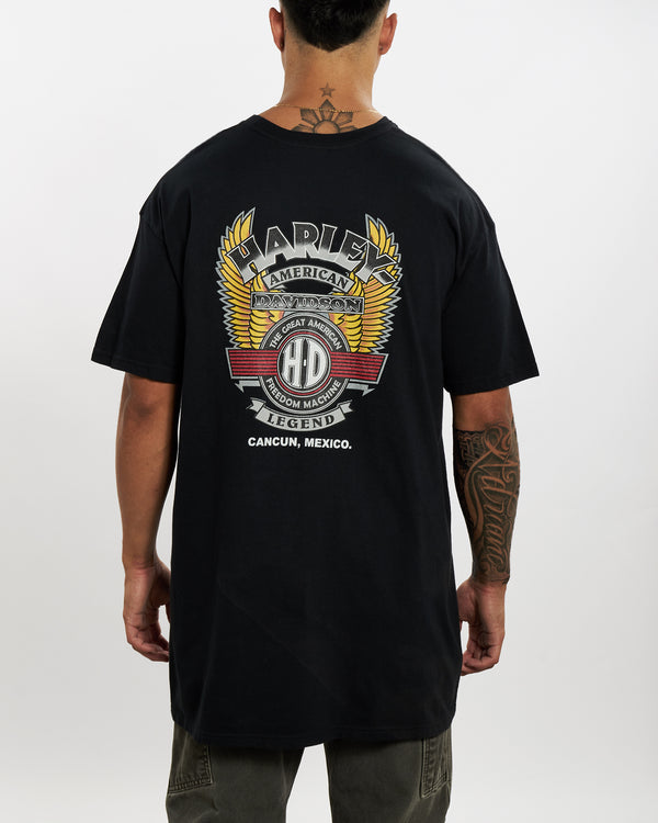 Vintage Harley Davidson Tee <br>XL , The Real Deal , newtown, sydney, australia, thrift store, opshop, preloved, secondhand, sustainable, retro, antique, 70s, 80s, 90s, 2000s, 00s, fashion, clothing, streetwear, trendy, garment, style, boutique, store, shop, archive, sale, cheap, best, top