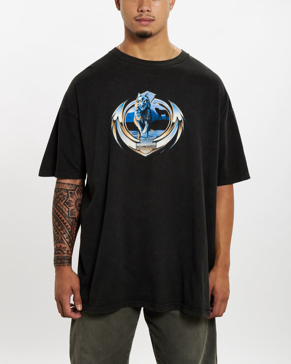 Vintage Harley Davidson Tee <br>XL , The Real Deal , newtown, sydney, australia, thrift store, opshop, preloved, secondhand, sustainable, retro, antique, 70s, 80s, 90s, 2000s, 00s, fashion, clothing, streetwear, trendy, garment, style, boutique, store, shop, archive, sale, cheap, best, top