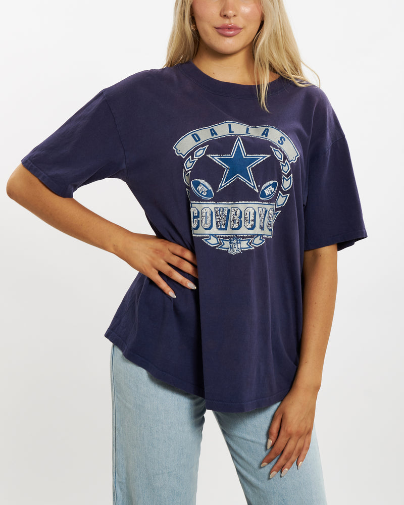 Vintage 90s NFL Dallas Cowboys Tee <br>M , The Real Deal , newtown, sydney, australia, thrift store, opshop, preloved, secondhand, sustainable, retro, antique, 70s, 80s, 90s, 2000s, 00s, fashion, clothing, streetwear, trendy, garment, style, boutique, store, shop, archive, sale, cheap, best, top