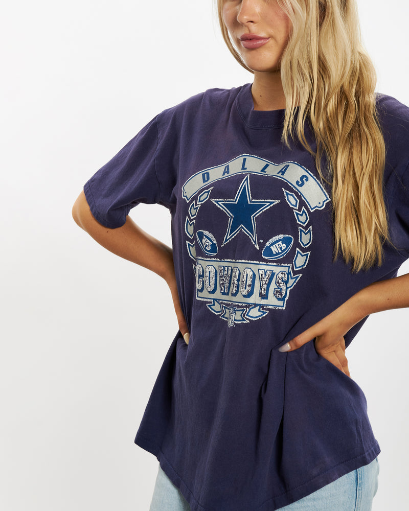Vintage 90s NFL Dallas Cowboys Tee <br>M , The Real Deal , newtown, sydney, australia, thrift store, opshop, preloved, secondhand, sustainable, retro, antique, 70s, 80s, 90s, 2000s, 00s, fashion, clothing, streetwear, trendy, garment, style, boutique, store, shop, archive, sale, cheap, best, top