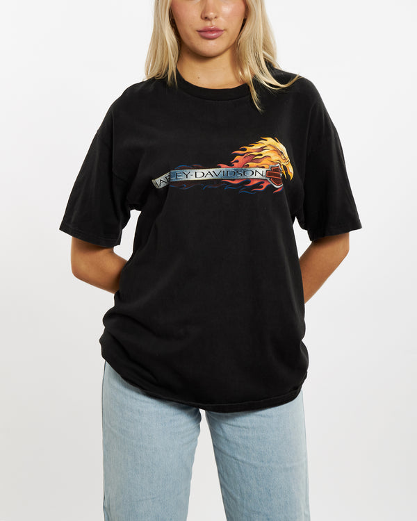 Vintage Harley Davidson Tee <br>M , The Real Deal , newtown, sydney, australia, thrift store, opshop, preloved, secondhand, sustainable, retro, antique, 70s, 80s, 90s, 2000s, 00s, fashion, clothing, streetwear, trendy, garment, style, boutique, store, shop, archive, sale, cheap, best, top