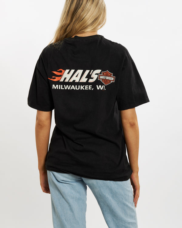 Vintage Harley Davidson Tee <br>M , The Real Deal , newtown, sydney, australia, thrift store, opshop, preloved, secondhand, sustainable, retro, antique, 70s, 80s, 90s, 2000s, 00s, fashion, clothing, streetwear, trendy, garment, style, boutique, store, shop, archive, sale, cheap, best, top