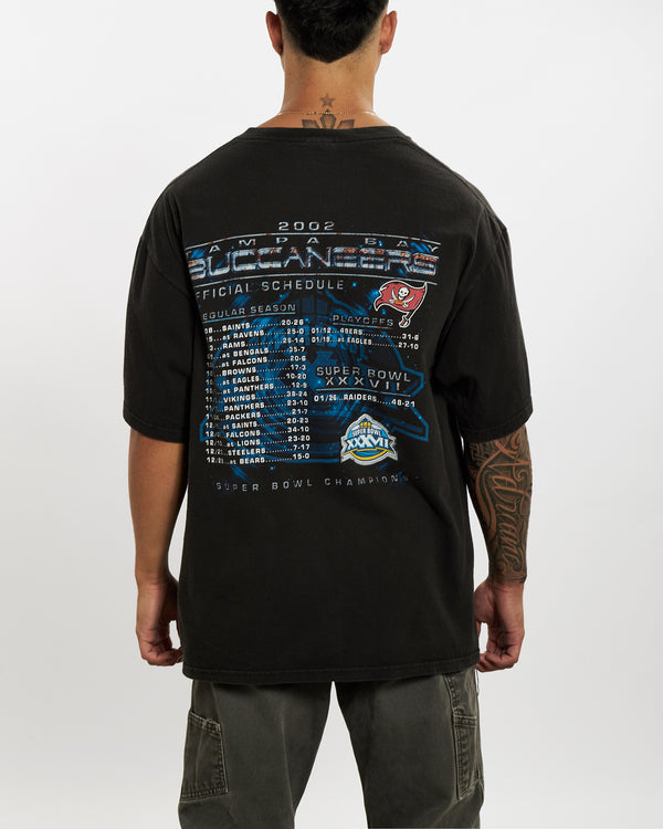 Vintage Superbowl Tee <br>XL , The Real Deal , newtown, sydney, australia, thrift store, opshop, preloved, secondhand, sustainable, retro, antique, 70s, 80s, 90s, 2000s, 00s, fashion, clothing, streetwear, trendy, garment, style, boutique, store, shop, archive, sale, cheap, best, top