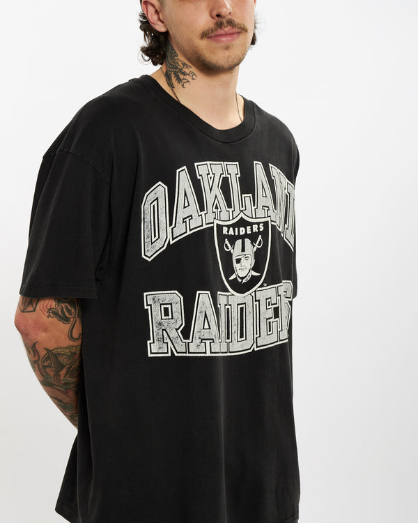 Vintage 1995 NFL Oakland Raiders Tee <br>L , The Real Deal , newtown, sydney, australia, thrift store, opshop, preloved, secondhand, sustainable, retro, antique, 70s, 80s, 90s, 2000s, 00s, fashion, clothing, streetwear, trendy, garment, style, boutique, store, shop, archive, sale, cheap, best, top