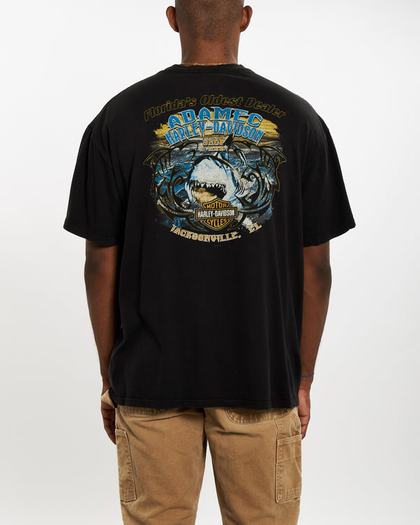 Vintage Harley Davidson Tee <br>XL , The Real Deal , newtown, sydney, australia, thrift store, opshop, preloved, secondhand, sustainable, retro, antique, 70s, 80s, 90s, 2000s, 00s, fashion, clothing, streetwear, trendy, garment, style, boutique, store, shop, archive, sale, cheap, best, top