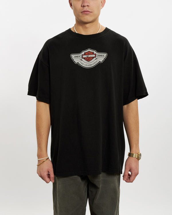 Vintage Harley Davidson Tee <br>L , The Real Deal , newtown, sydney, australia, thrift store, opshop, preloved, secondhand, sustainable, retro, antique, 70s, 80s, 90s, 2000s, 00s, fashion, clothing, streetwear, trendy, garment, style, boutique, store, shop, archive, sale, cheap, best, top