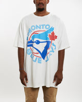 Vintage 90s MLB Toronto Blue Jays Tee <br>XXXL , The Real Deal , newtown, sydney, australia, thrift store, opshop, preloved, secondhand, sustainable, retro, antique, 70s, 80s, 90s, 2000s, 00s, fashion, clothing, streetwear, trendy, garment, style, boutique, store, shop, archive, sale, cheap, best, top