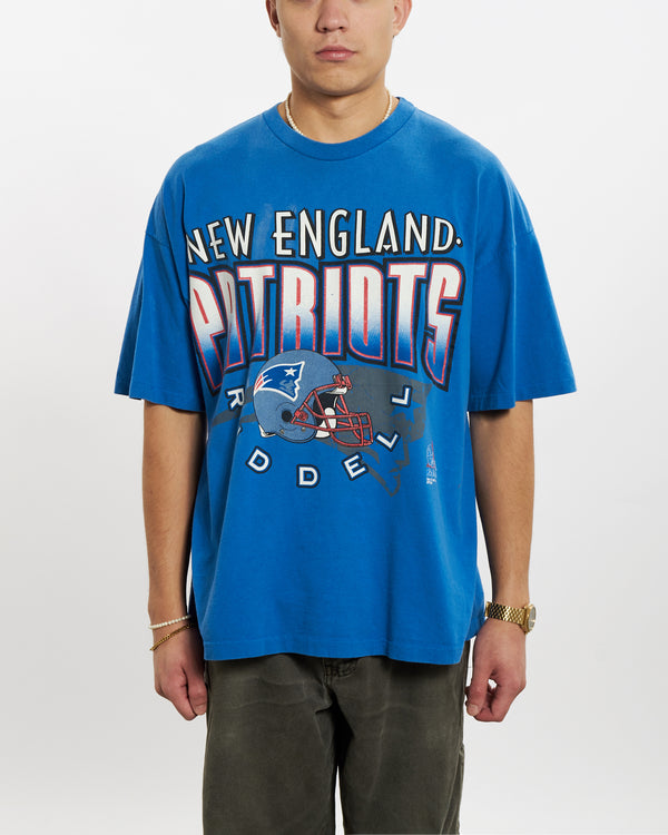 Vintage 1997 NFL New England Patriots Tee <br>L , The Real Deal , newtown, sydney, australia, thrift store, opshop, preloved, secondhand, sustainable, retro, antique, 70s, 80s, 90s, 2000s, 00s, fashion, clothing, streetwear, trendy, garment, style, boutique, store, shop, archive, sale, cheap, best, top
