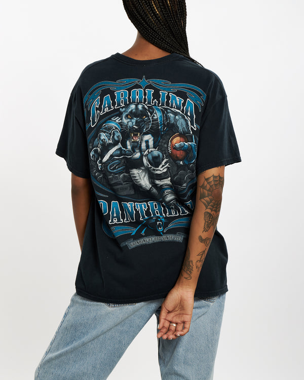 Vintage NFL Carolina Panthers Tee <br>M , The Real Deal , newtown, sydney, australia, thrift store, opshop, preloved, secondhand, sustainable, retro, antique, 70s, 80s, 90s, 2000s, 00s, fashion, clothing, streetwear, trendy, garment, style, boutique, store, shop, archive, sale, cheap, best, top