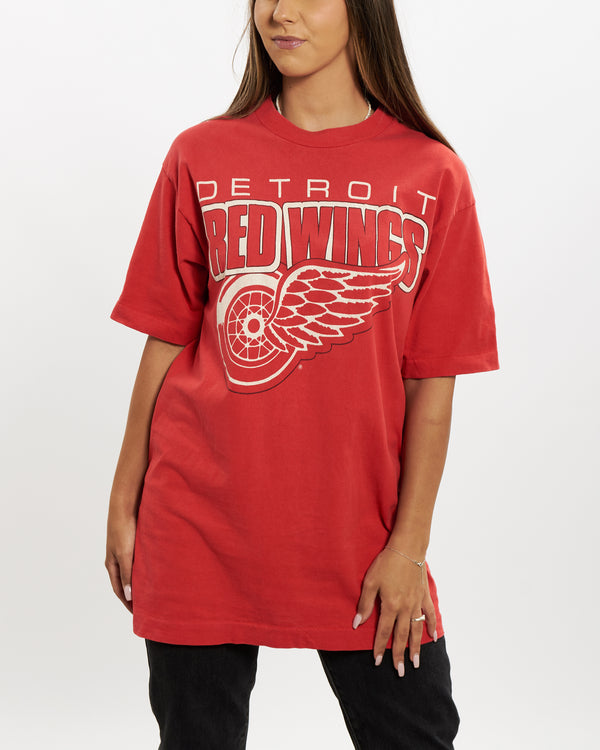 90s NHL Detroit Red Wings Tee <br>M