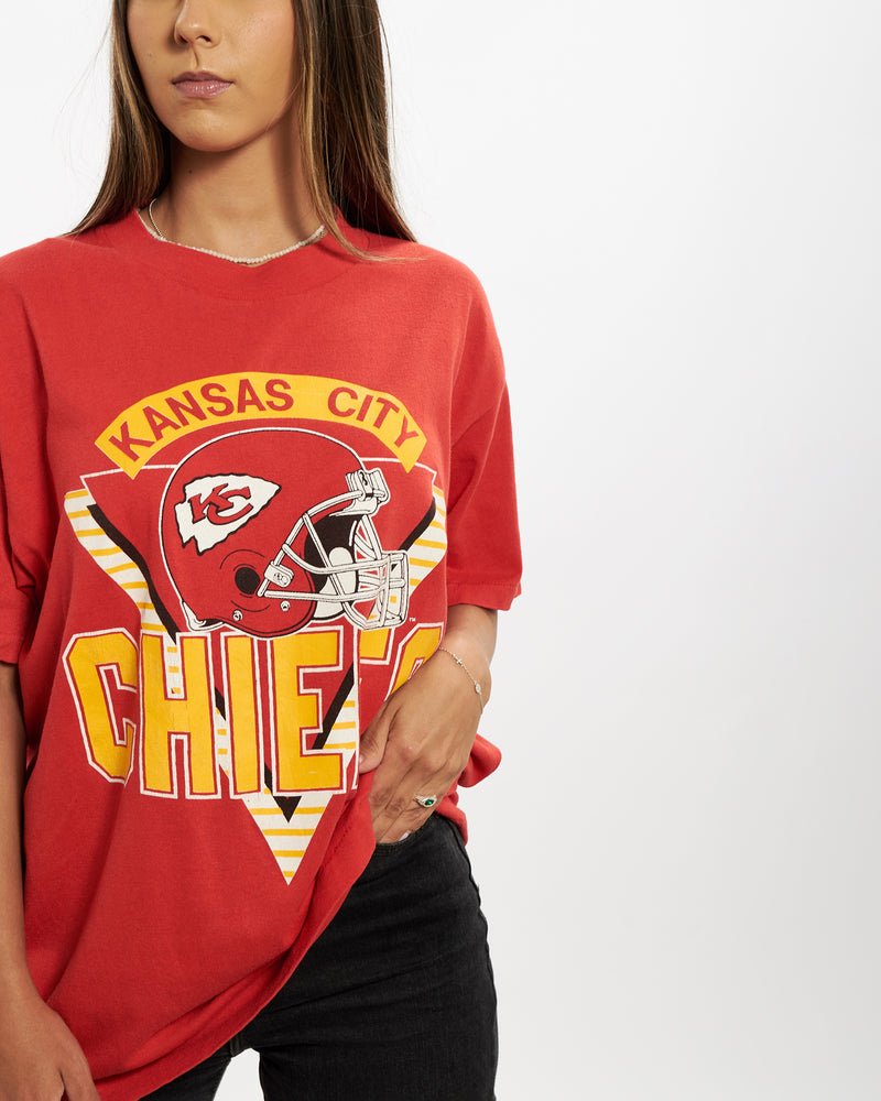 Vintage 80s NFL Kansas City Chiefs Tee <br>S , The Real Deal , newtown, sydney, australia, thrift store, opshop, preloved, secondhand, sustainable, retro, antique, 70s, 80s, 90s, 2000s, 00s, fashion, clothing, streetwear, trendy, garment, style, boutique, store, shop, archive, sale, cheap, best, top