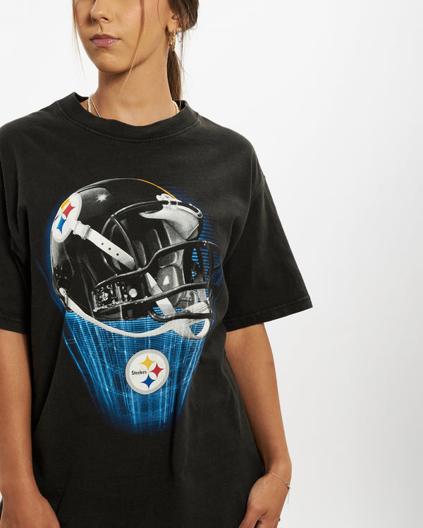 Vintage NFL Pittsburgh Steelers Tee <br>S , The Real Deal , newtown, sydney, australia, thrift store, opshop, preloved, secondhand, sustainable, retro, antique, 70s, 80s, 90s, 2000s, 00s, fashion, clothing, streetwear, trendy, garment, style, boutique, store, shop, archive, sale, cheap, best, top