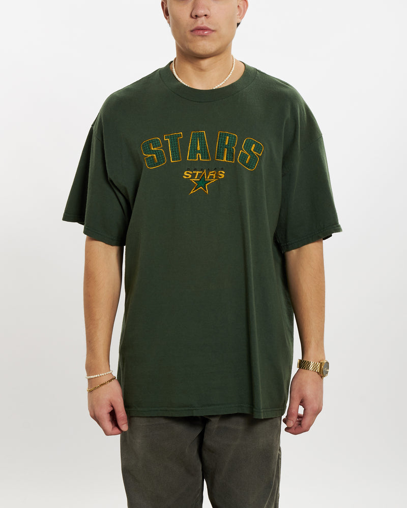 Vintage 90s NHL Dallas Stars Embroidered Tee <br>L , The Real Deal , newtown, sydney, australia, thrift store, opshop, preloved, secondhand, sustainable, retro, antique, 70s, 80s, 90s, 2000s, 00s, fashion, clothing, streetwear, trendy, garment, style, boutique, store, shop, archive, sale, cheap, best, top