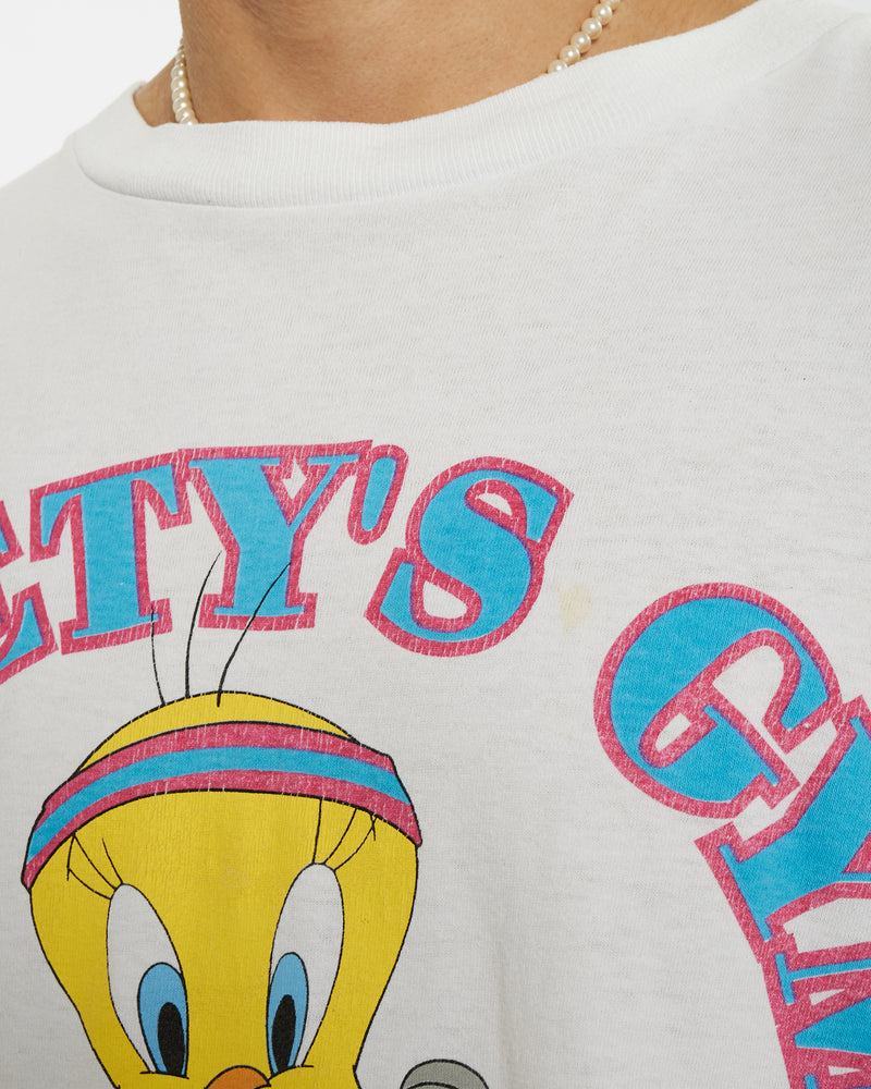 90s Looney Tunes 'Tweety's Gym' Tee <br>L