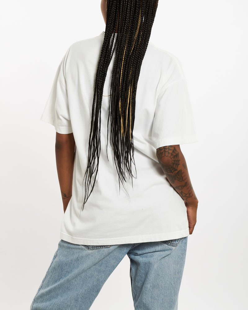 Vintage 90s Disney Mickey Mouse Embroidered Tee <br>M , The Real Deal , newtown, sydney, australia, thrift store, opshop, preloved, secondhand, sustainable, retro, antique, 70s, 80s, 90s, 2000s, 00s, fashion, clothing, streetwear, trendy, garment, style, boutique, store, shop, archive, sale, cheap, best, top