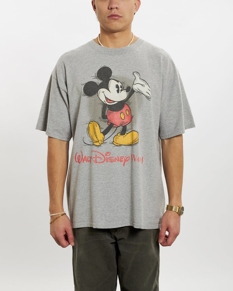 90s Disney World Mickey Mouse Tee <br>L