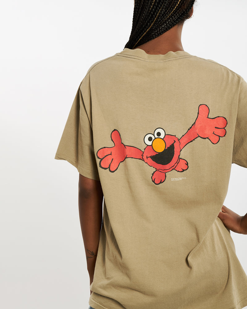 Vintage 90s Elmo Sesame Street Tee <br>M , The Real Deal , newtown, sydney, australia, thrift store, opshop, preloved, secondhand, sustainable, retro, antique, 70s, 80s, 90s, 2000s, 00s, fashion, clothing, streetwear, trendy, garment, style, boutique, store, shop, archive, sale, cheap, best, top