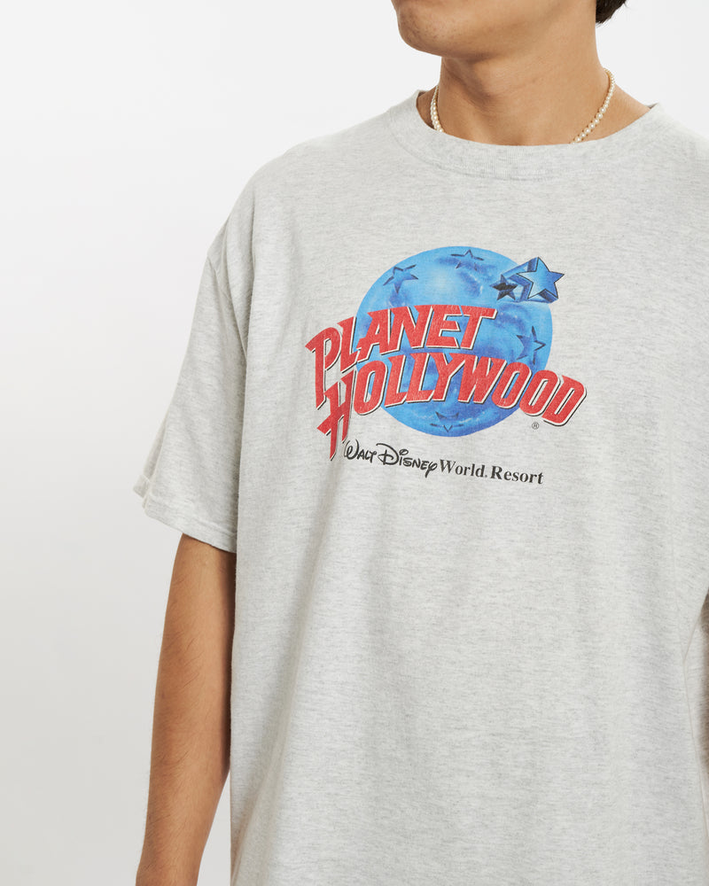 Vintage 90s Planet Hollywood 'Disney World' Tee <br>L , The Real Deal , newtown, sydney, australia, thrift store, opshop, preloved, secondhand, sustainable, retro, antique, 70s, 80s, 90s, 2000s, 00s, fashion, clothing, streetwear, trendy, garment, style, boutique, store, shop, archive, sale, cheap, best, top
