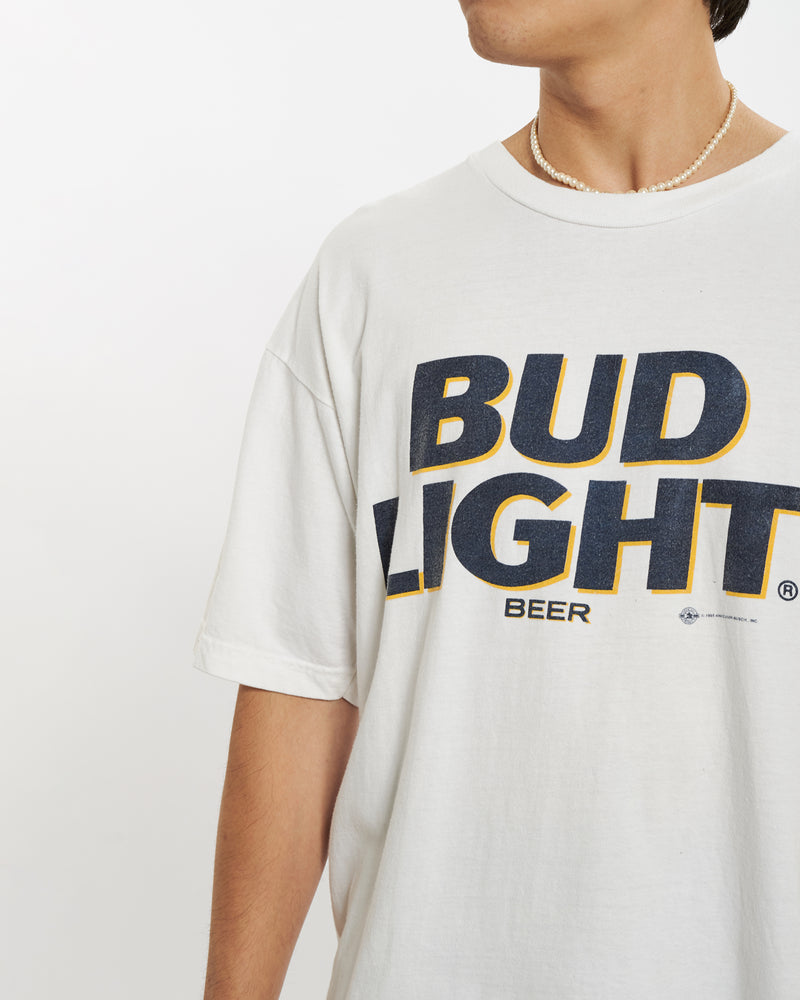 Vintage 1995 Bud Light Beer Tee <br>L , The Real Deal , newtown, sydney, australia, thrift store, opshop, preloved, secondhand, sustainable, retro, antique, 70s, 80s, 90s, 2000s, 00s, fashion, clothing, streetwear, trendy, garment, style, boutique, store, shop, archive, sale, cheap, best, top
