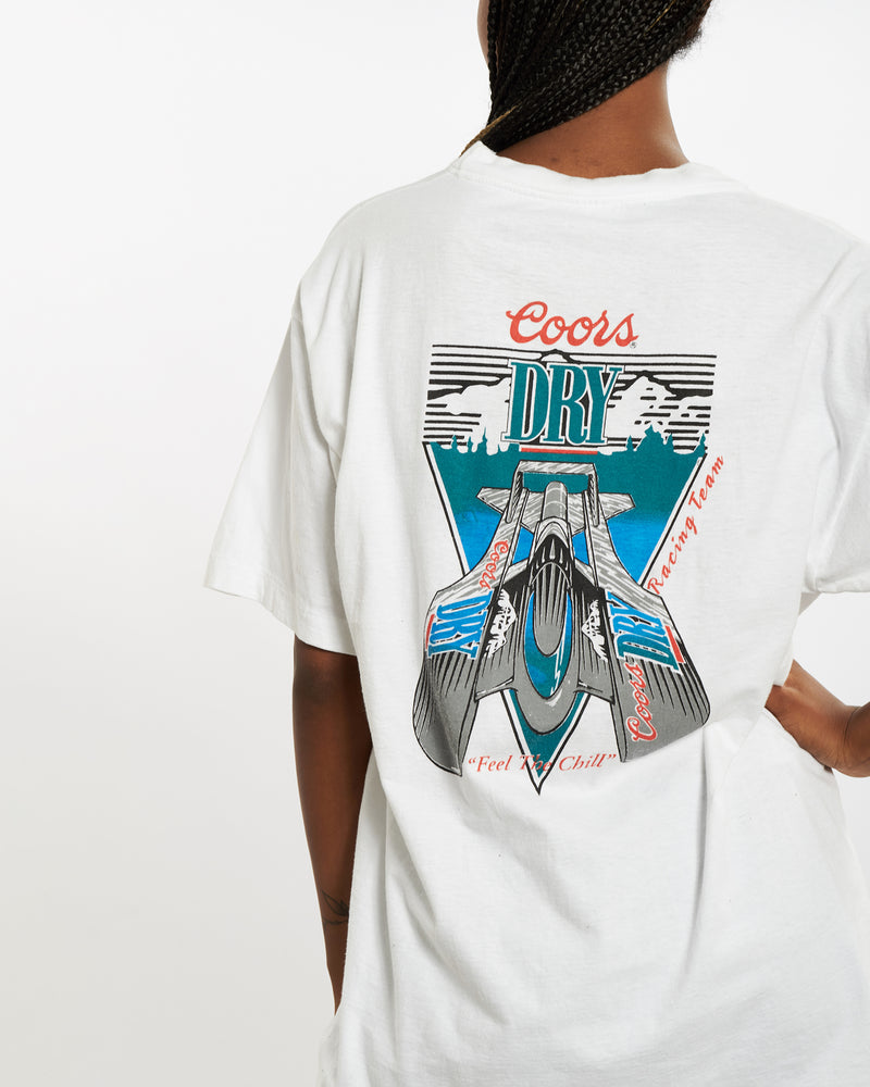 Vintage 90s Coors DRY Racing Team Tee <br>M , The Real Deal , newtown, sydney, australia, thrift store, opshop, preloved, secondhand, sustainable, retro, antique, 70s, 80s, 90s, 2000s, 00s, fashion, clothing, streetwear, trendy, garment, style, boutique, store, shop, archive, sale, cheap, best, top