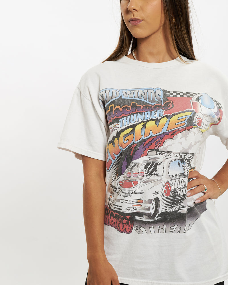 Vintage Racing Tee <br>XS , The Real Deal , newtown, sydney, australia, thrift store, opshop, preloved, secondhand, sustainable, retro, antique, 70s, 80s, 90s, 2000s, 00s, fashion, clothing, streetwear, trendy, garment, style, boutique, store, shop, archive, sale, cheap, best, top