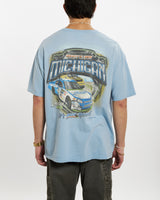 Vintage NASCAR Michigan 400 Tee <br>L , The Real Deal , newtown, sydney, australia, thrift store, opshop, preloved, secondhand, sustainable, retro, antique, 70s, 80s, 90s, 2000s, 00s, fashion, clothing, streetwear, trendy, garment, style, boutique, store, shop, archive, sale, cheap, best, top