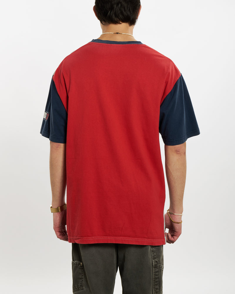 Vintage 90s Tommy Hilfiger 'Jeans' Tee <br>L , The Real Deal , newtown, sydney, australia, thrift store, opshop, preloved, secondhand, sustainable, retro, antique, 70s, 80s, 90s, 2000s, 00s, fashion, clothing, streetwear, trendy, garment, style, boutique, store, shop, archive, sale, cheap, best, top