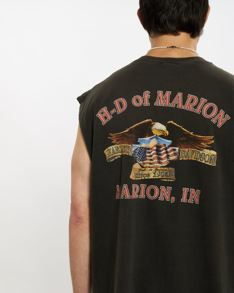 Vintage 90s Harley Davidson Tank <br>L , The Real Deal , newtown, sydney, australia, thrift store, opshop, preloved, secondhand, sustainable, retro, antique, 70s, 80s, 90s, 2000s, 00s, fashion, clothing, streetwear, trendy, garment, style, boutique, store, shop, archive, sale, cheap, best, top