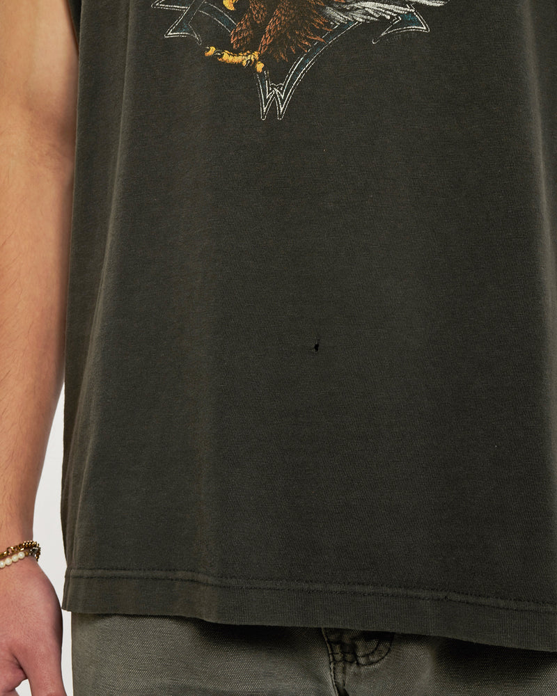 Vintage 90s Harley Davidson Tank <br>L , The Real Deal , newtown, sydney, australia, thrift store, opshop, preloved, secondhand, sustainable, retro, antique, 70s, 80s, 90s, 2000s, 00s, fashion, clothing, streetwear, trendy, garment, style, boutique, store, shop, archive, sale, cheap, best, top