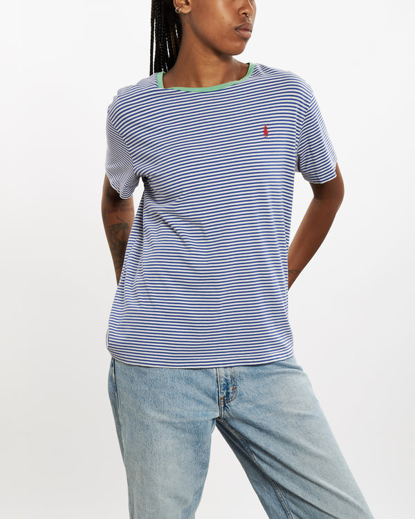 Vintage 90s Polo Ralph Lauren Striped Tee <br>S , The Real Deal , newtown, sydney, australia, thrift store, opshop, preloved, secondhand, sustainable, retro, antique, 70s, 80s, 90s, 2000s, 00s, fashion, clothing, streetwear, trendy, garment, style, boutique, store, shop, archive, sale, cheap, best, top