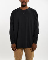Vintage Nike 'Center Swoosh' Long Sleeve Tee <br>XXL , The Real Deal , newtown, sydney, australia, thrift store, opshop, preloved, secondhand, sustainable, retro, antique, 70s, 80s, 90s, 2000s, 00s, fashion, clothing, streetwear, trendy, garment, style, boutique, store, shop, archive, sale, cheap, best, top