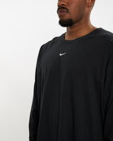 Vintage Nike 'Center Swoosh' Long Sleeve Tee <br>XXL , The Real Deal , newtown, sydney, australia, thrift store, opshop, preloved, secondhand, sustainable, retro, antique, 70s, 80s, 90s, 2000s, 00s, fashion, clothing, streetwear, trendy, garment, style, boutique, store, shop, archive, sale, cheap, best, top