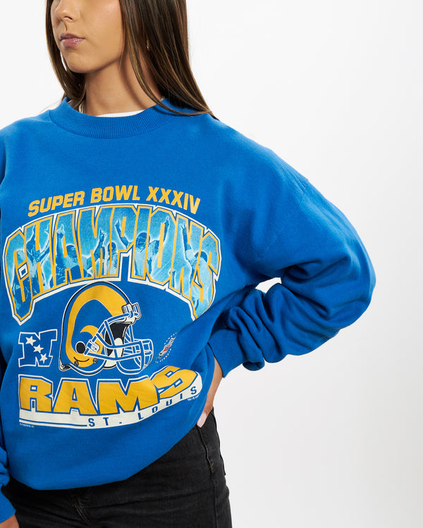 Vintage NFL St. Louis Rams Super Bowl Sweatshirt <br>S
