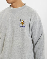 Vintage 90s NFL Minnesota Vikings Sweatshirt <br>L , The Real Deal , newtown, sydney, australia, thrift store, opshop, preloved, secondhand, sustainable, retro, antique, 70s, 80s, 90s, 2000s, 00s, fashion, clothing, streetwear, trendy, garment, style, boutique, store, shop, archive, sale, cheap, best, top