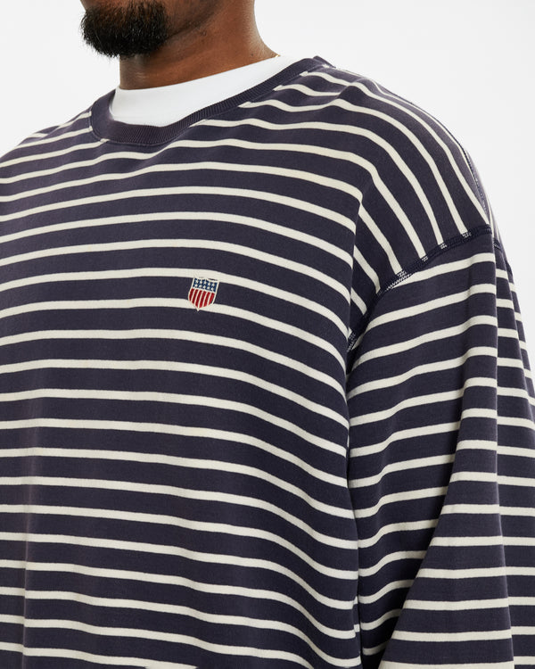 90s Polo Ralph Lauren 'K Swiss Logo' Sweatshirt <br>XL
