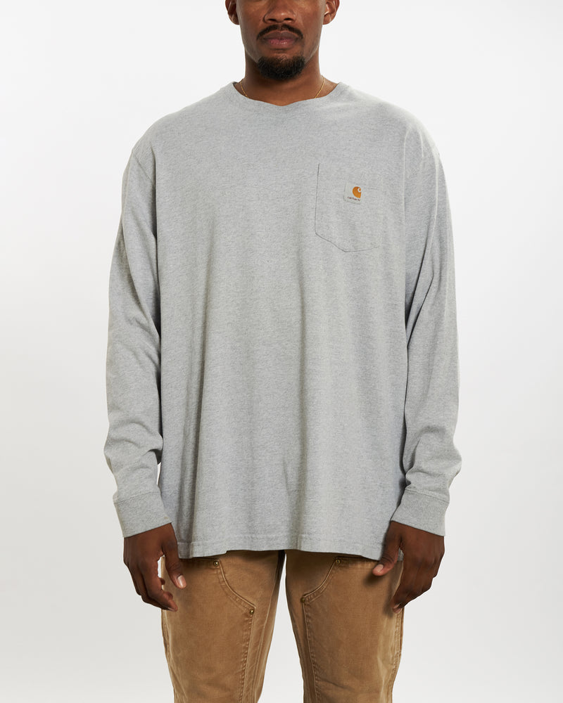 Vintage Carhartt Long Sleeve Pocket Tee <br>XL , The Real Deal , newtown, sydney, australia, thrift store, opshop, preloved, secondhand, sustainable, retro, antique, 70s, 80s, 90s, 2000s, 00s, fashion, clothing, streetwear, trendy, garment, style, boutique, store, shop, archive, sale, cheap, best, top