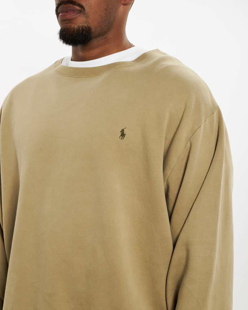 Vintage 90s Polo Ralph Lauren Sweatshirt <br>XL , The Real Deal , newtown, sydney, australia, thrift store, opshop, preloved, secondhand, sustainable, retro, antique, 70s, 80s, 90s, 2000s, 00s, fashion, clothing, streetwear, trendy, garment, style, boutique, store, shop, archive, sale, cheap, best, top
