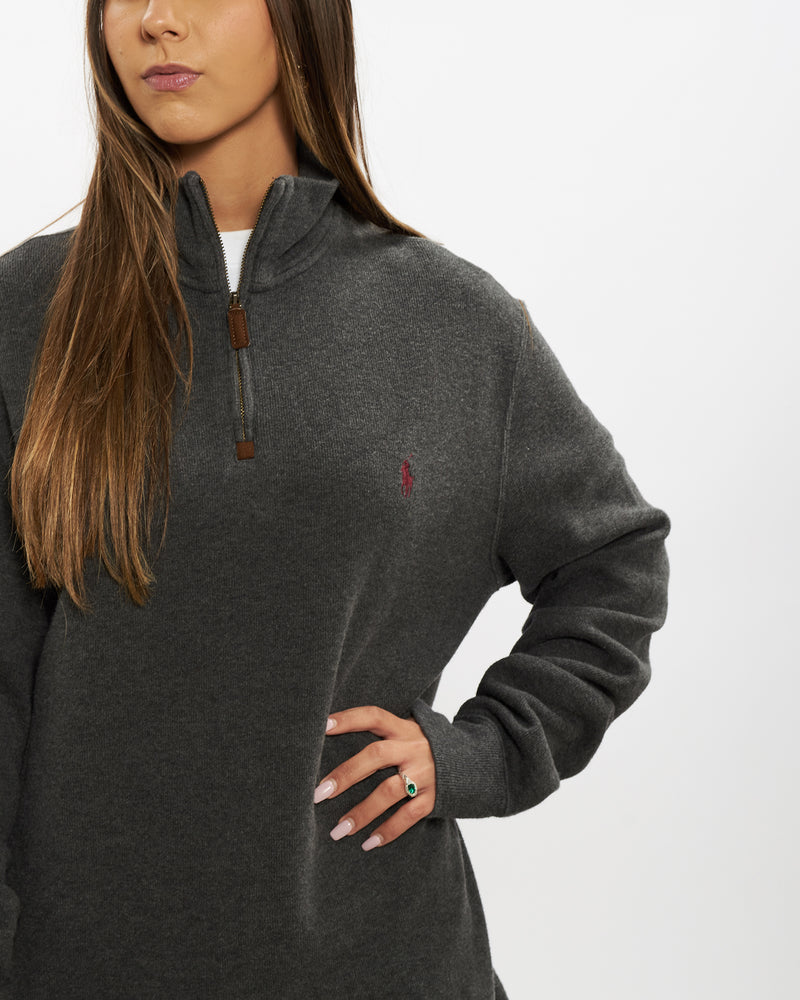 Vintage Polo Ralph Lauren Quarter Zip Sweater <br>M , The Real Deal , newtown, sydney, australia, thrift store, opshop, preloved, secondhand, sustainable, retro, antique, 70s, 80s, 90s, 2000s, 00s, fashion, clothing, streetwear, trendy, garment, style, boutique, store, shop, archive, sale, cheap, best, top