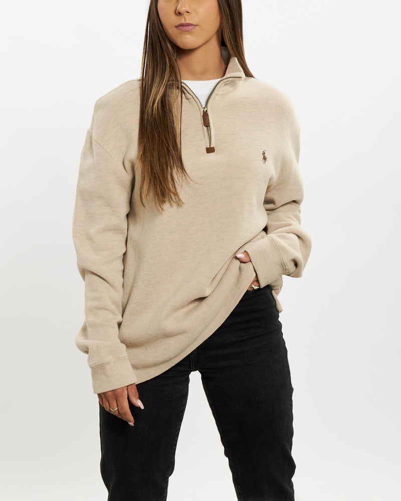 Vintage Polo Ralph Lauren Quarter Zip Sweater <br>S , The Real Deal , newtown, sydney, australia, thrift store, opshop, preloved, secondhand, sustainable, retro, antique, 70s, 80s, 90s, 2000s, 00s, fashion, clothing, streetwear, trendy, garment, style, boutique, store, shop, archive, sale, cheap, best, top