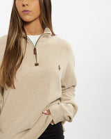 Vintage Polo Ralph Lauren Quarter Zip Sweater <br>S , The Real Deal , newtown, sydney, australia, thrift store, opshop, preloved, secondhand, sustainable, retro, antique, 70s, 80s, 90s, 2000s, 00s, fashion, clothing, streetwear, trendy, garment, style, boutique, store, shop, archive, sale, cheap, best, top