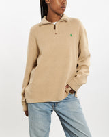 Vintage Polo Ralph Lauren Quarter Zip Sweater <br>M , The Real Deal , newtown, sydney, australia, thrift store, opshop, preloved, secondhand, sustainable, retro, antique, 70s, 80s, 90s, 2000s, 00s, fashion, clothing, streetwear, trendy, garment, style, boutique, store, shop, archive, sale, cheap, best, top
