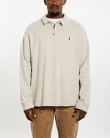 Vintage Polo Ralph Lauren Quarter Zip Sweater <br>XL , The Real Deal , newtown, sydney, australia, thrift store, opshop, preloved, secondhand, sustainable, retro, antique, 70s, 80s, 90s, 2000s, 00s, fashion, clothing, streetwear, trendy, garment, style, boutique, store, shop, archive, sale, cheap, best, top