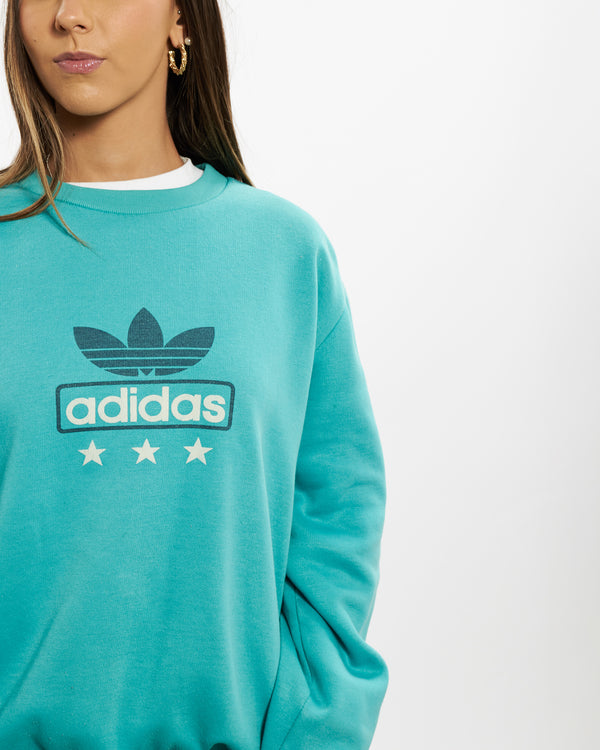 80s Adidas Trefoil Logo Sweatshirt <br>S