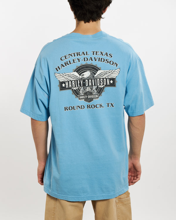 Vintage Harley Davidson Tee <br>L , The Real Deal , newtown, sydney, australia, thrift store, opshop, preloved, secondhand, sustainable, retro, antique, 70s, 80s, 90s, 2000s, 00s, fashion, clothing, streetwear, trendy, garment, style, boutique, store, shop, archive, sale, cheap, best, top