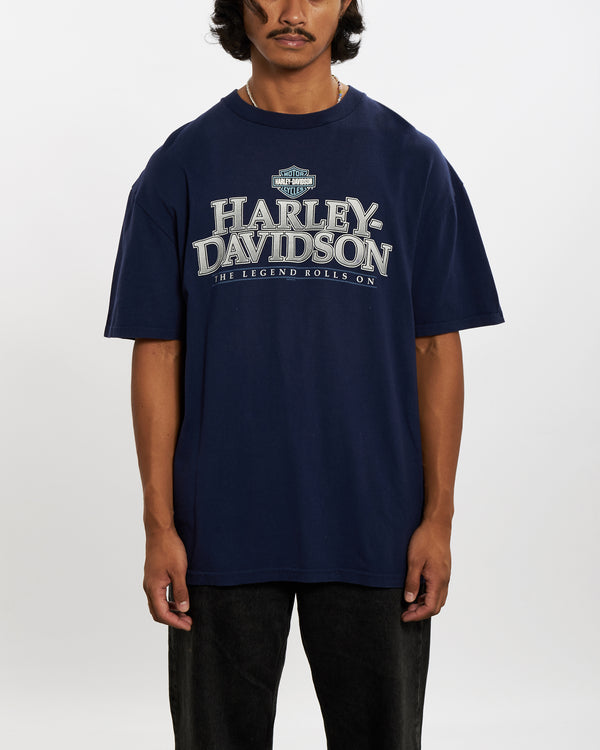 Vintage Harley Davidson Tee <br>L , The Real Deal , newtown, sydney, australia, thrift store, opshop, preloved, secondhand, sustainable, retro, antique, 70s, 80s, 90s, 2000s, 00s, fashion, clothing, streetwear, trendy, garment, style, boutique, store, shop, archive, sale, cheap, best, top