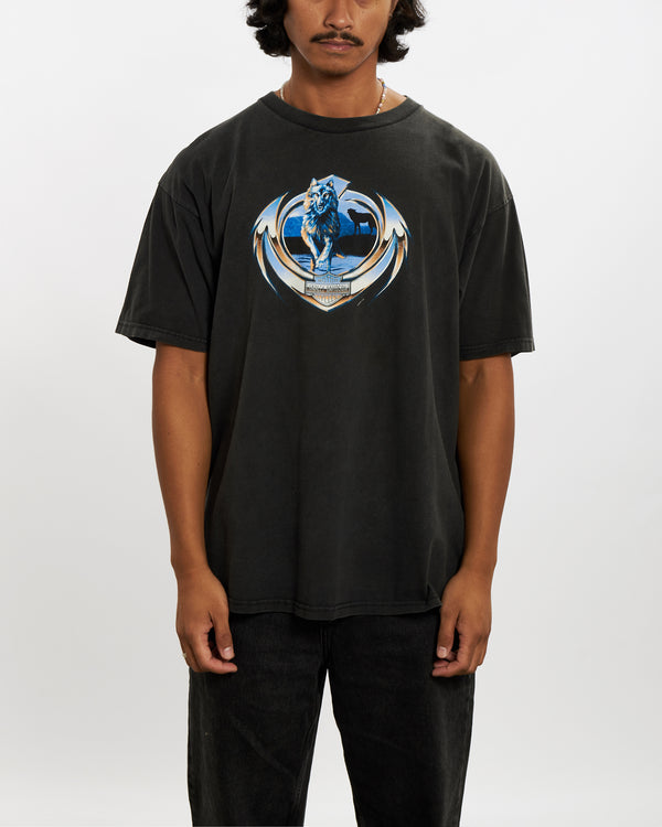 Vintage Harley Davidson Tee <br>L , The Real Deal , newtown, sydney, australia, thrift store, opshop, preloved, secondhand, sustainable, retro, antique, 70s, 80s, 90s, 2000s, 00s, fashion, clothing, streetwear, trendy, garment, style, boutique, store, shop, archive, sale, cheap, best, top